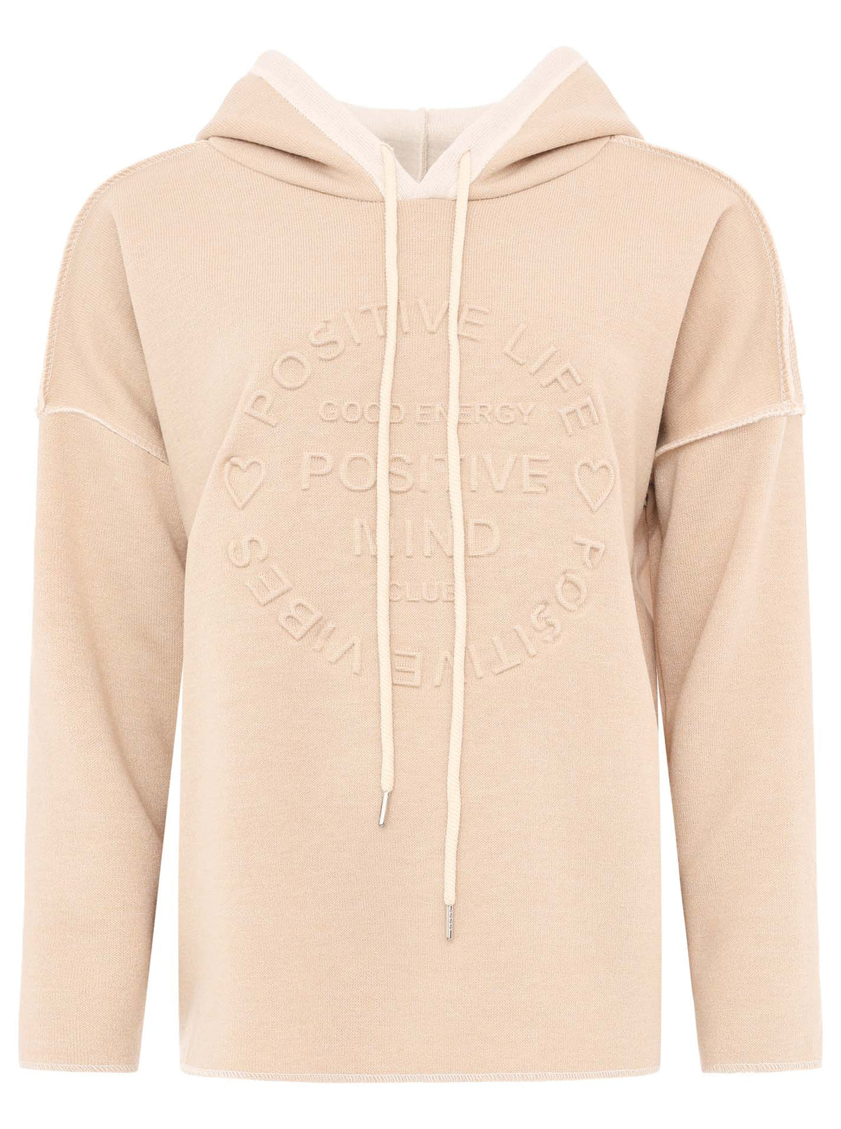 Zwillingsherz Doubleface Hoodie POSITIVE MIND