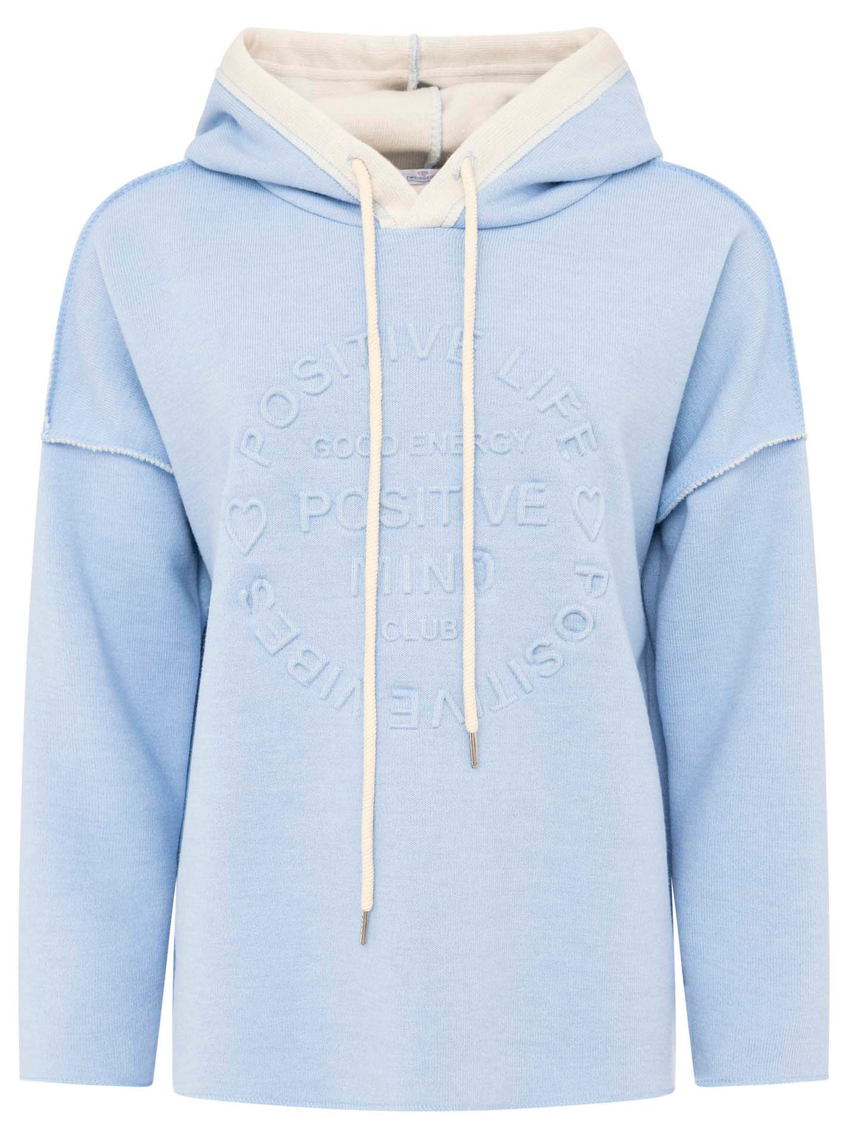Zwillingsherz Doubleface Hoodie POSITIVE MIND