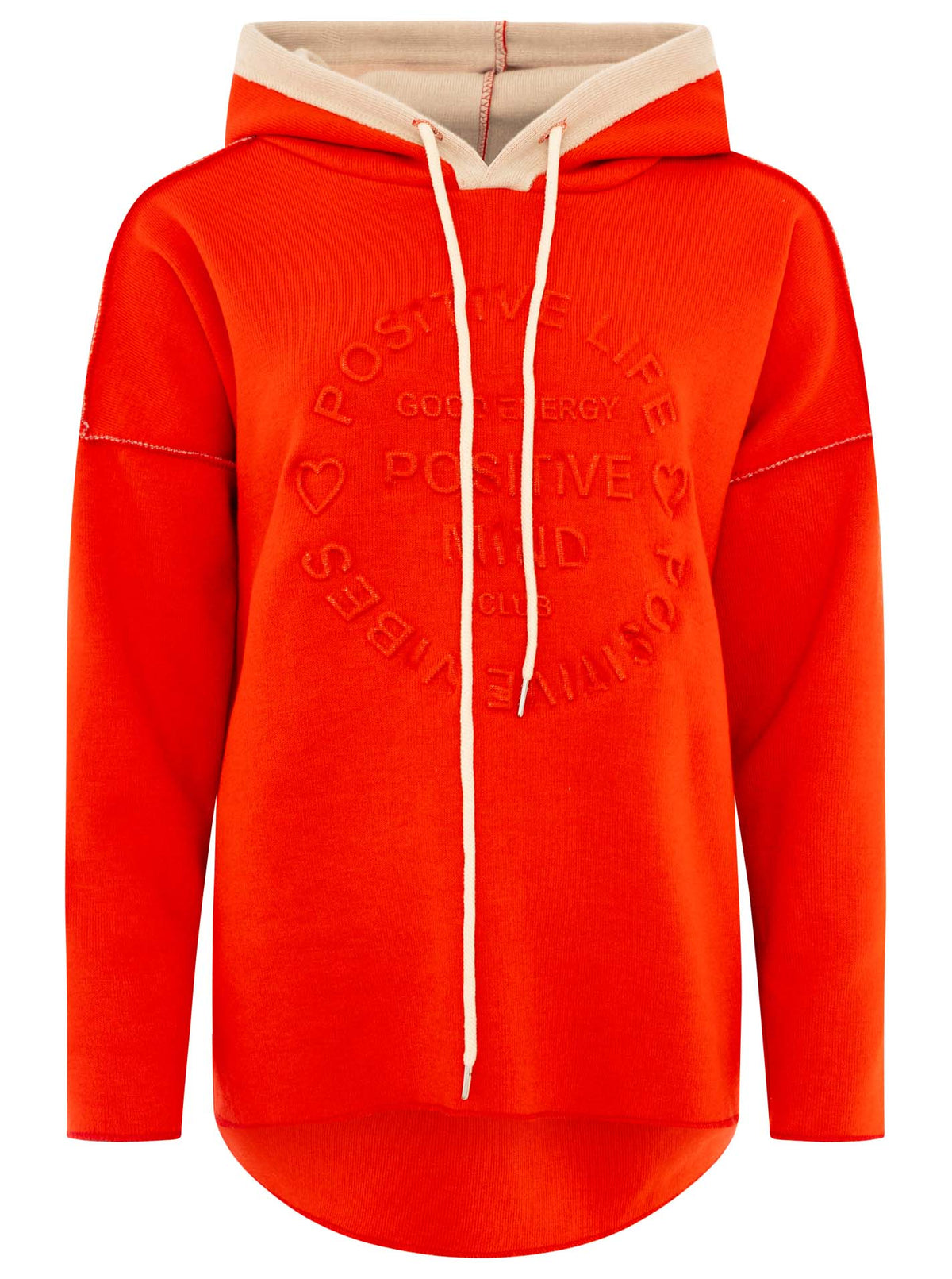 Zwillingsherz Doubleface Hoodie POSITIVE MIND