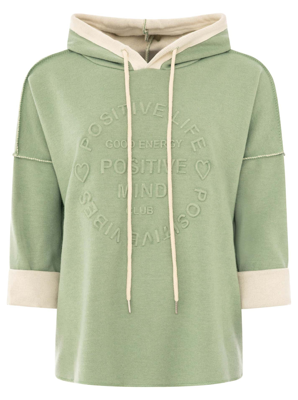 Zwillingsherz Doubleface Hoodie POSITIVE MIND