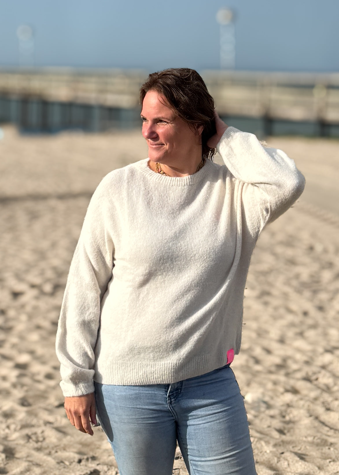 Feinstrickpulli mit Alpaka