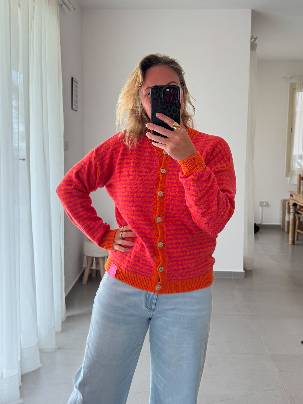 Strickjacke STRIPES