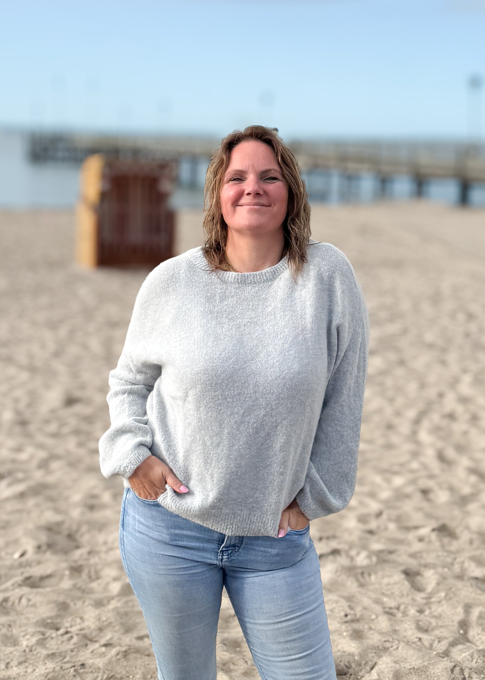 Feinstrickpulli mit Alpaka