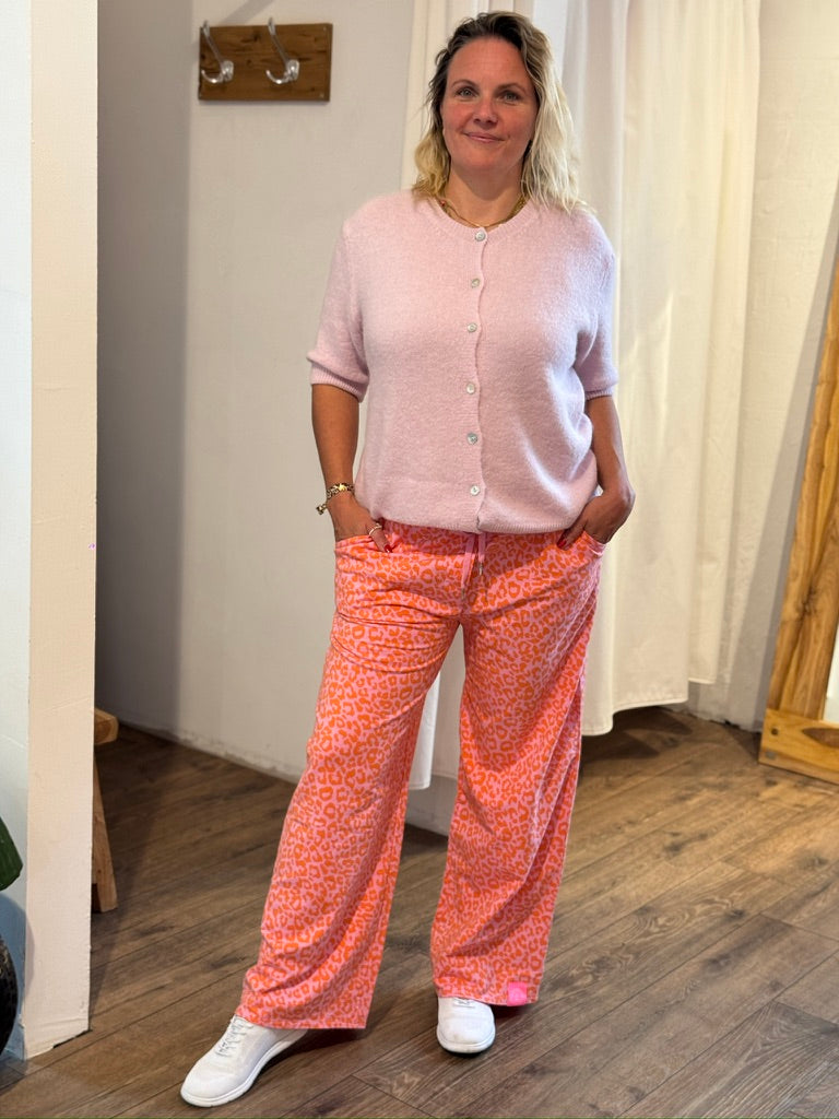 Alpaka Strickjacke mit Halbarm
