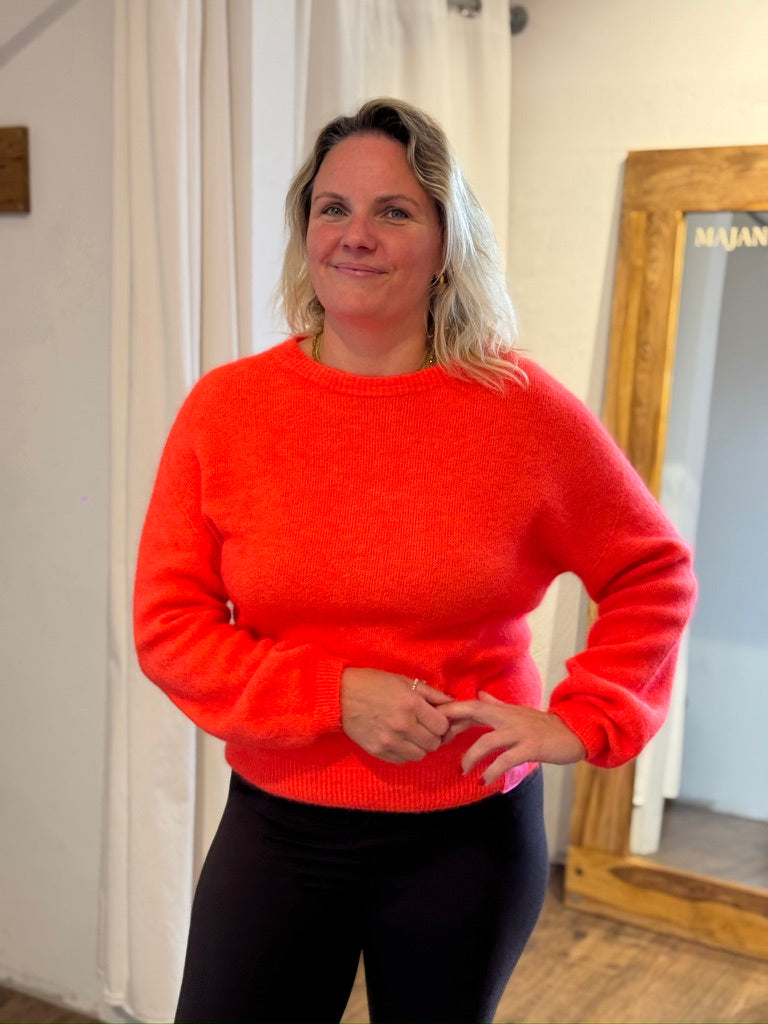 Feinstrickpulli mit Alpaka