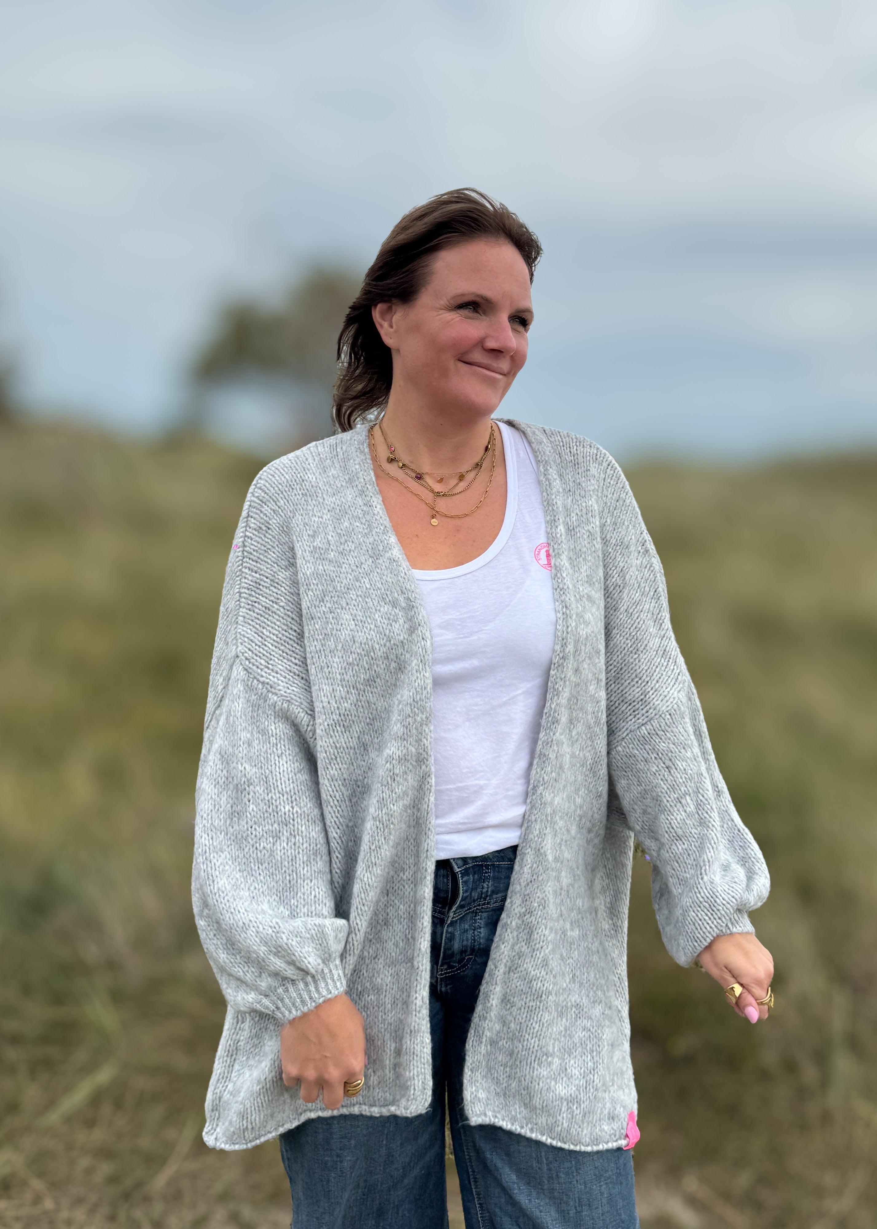 Strickjacke COPENHAGEN, unifarben