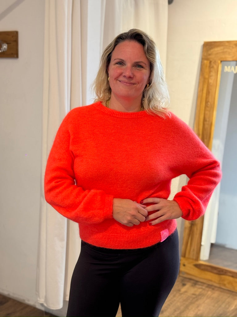 Feinstrickpulli mit Alpaka