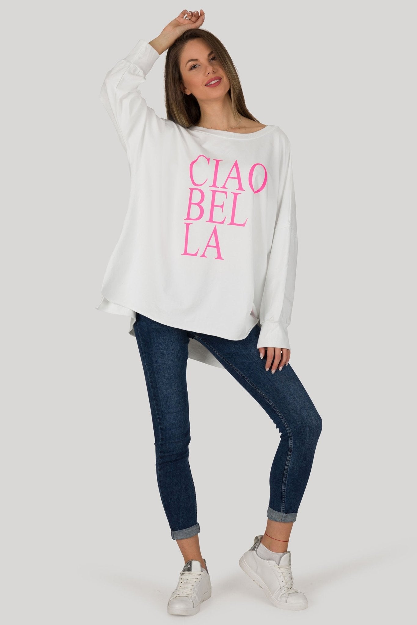 Oversized Sweatshirt CIAO BELLA - Strandmädchen