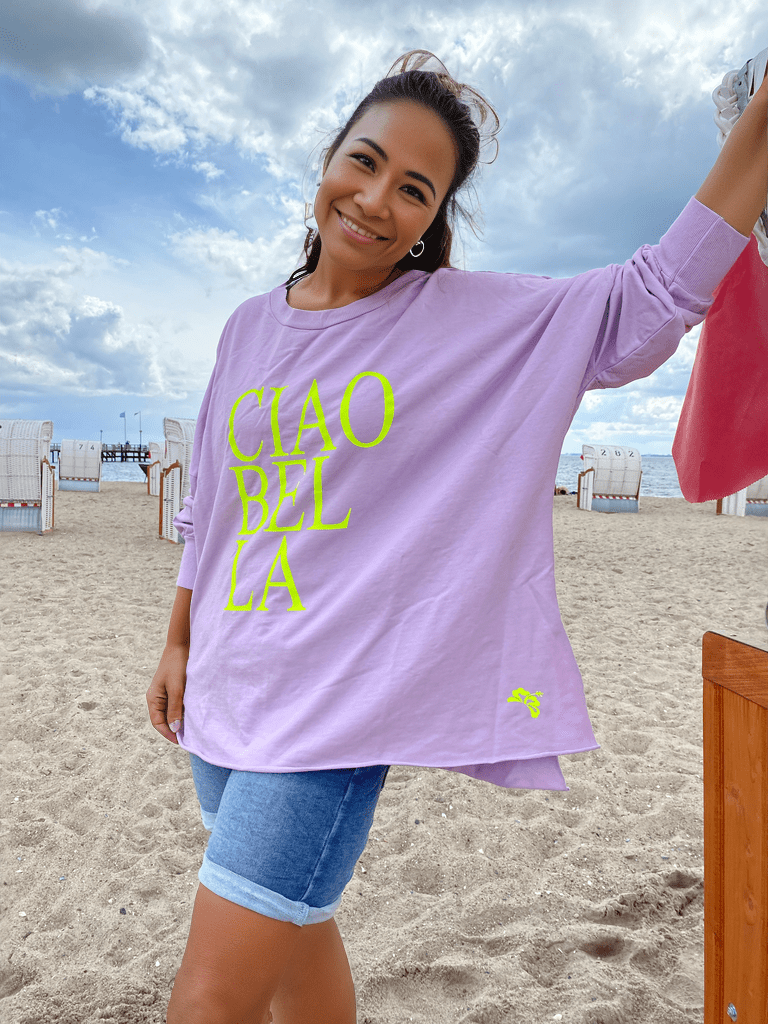 Oversized Sweatshirt CIAO BELLA - Strandmädchen