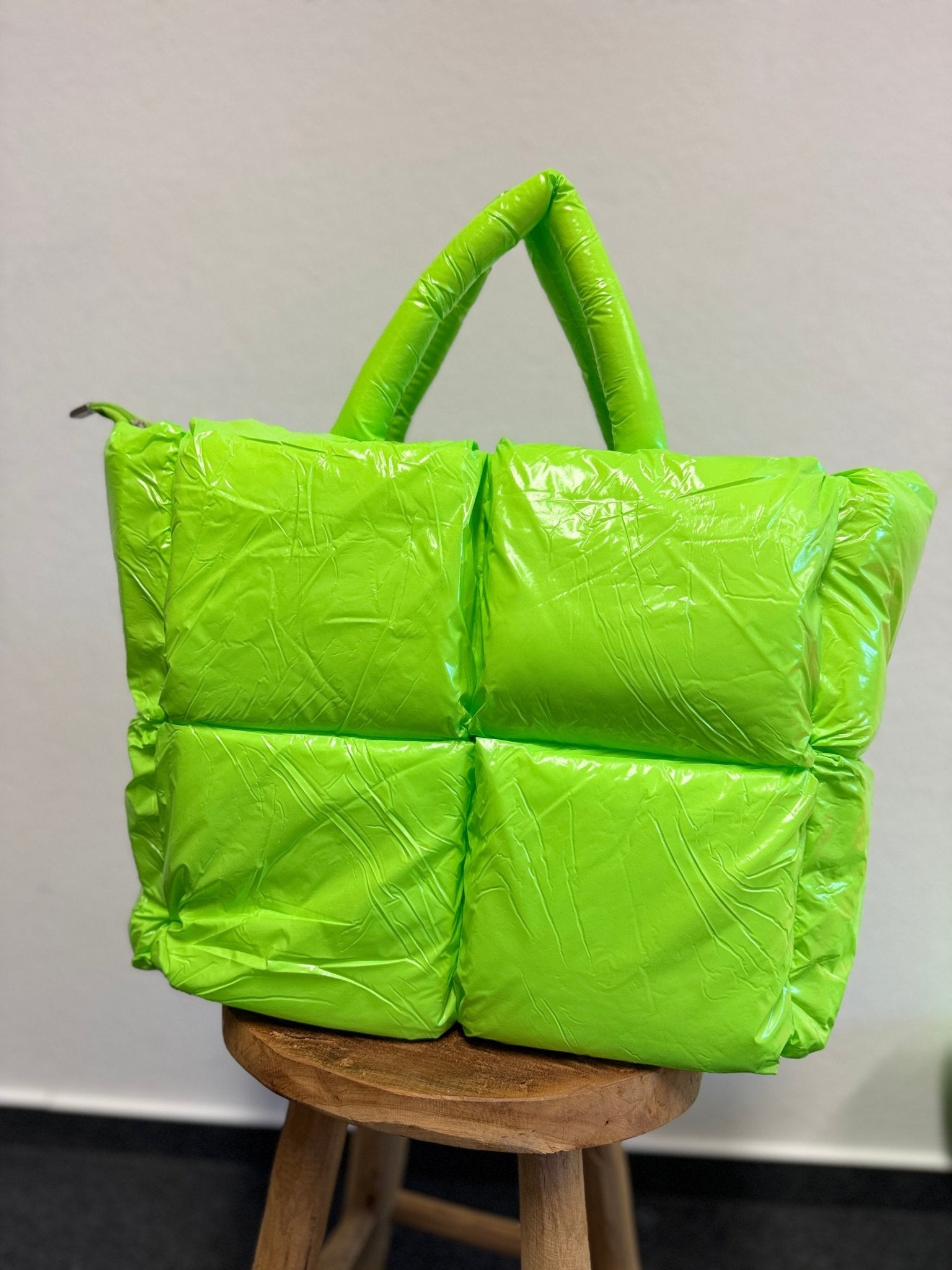Puffer Shopper, Tasche neobfarben - Strandmädchen
